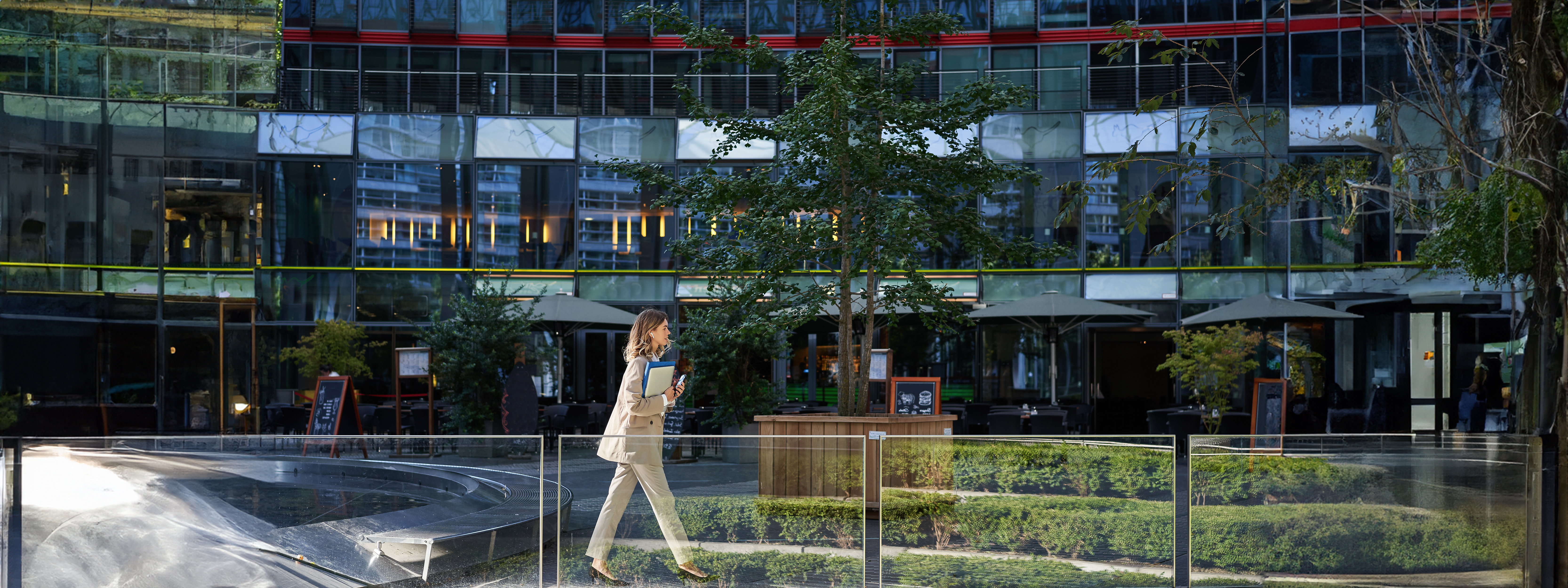 silhouette-young-business-woman-beige-suit-walking-city-center-posing-near-office-buildings